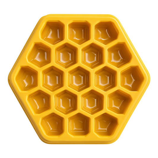 Nulviro Honeycomb Hexagon Ice Tray with Lid